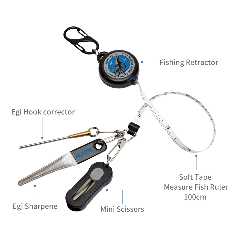 4-in-1 Eging Visuitrusting Set - Fishing Line Cutter recensie en prijs